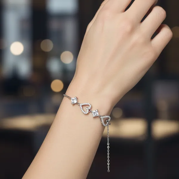 Elegant_Heart_Star_Zircon_Adjustable_Bracelet_For_Women_925_Sterling_Silver